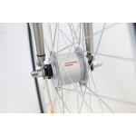 Mestský bicykel 28" Lavida Mahbike s nízkym nástupom hliníkový rám: 18" Strieborná